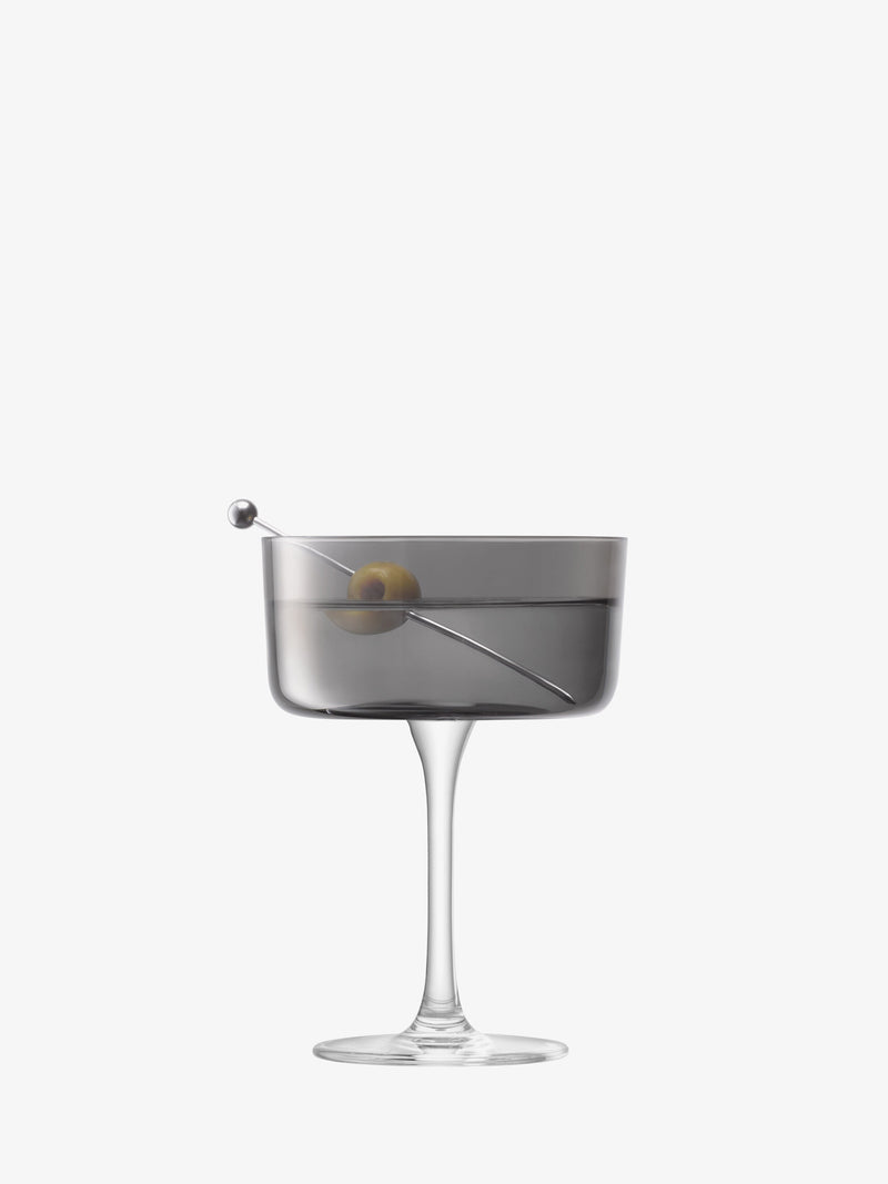 LSA - Lunar - Champagne / Cocktail Glasses (Set of 2) | 230 mL - detail or setting view