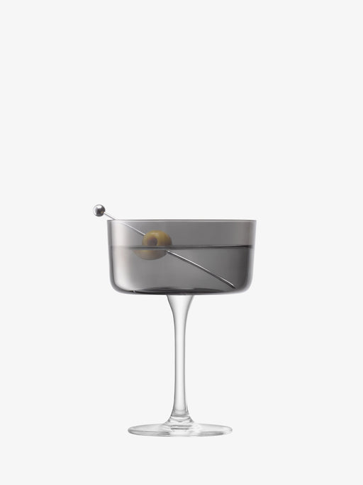 LSA - Lunar - Champagne / Cocktail Glasses (Set of 2) | 230 mL - detail or setting view