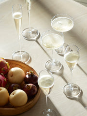 LSA - Savoy - Champagne Flutes (Set of 2) | 200 mL - detail or setting view