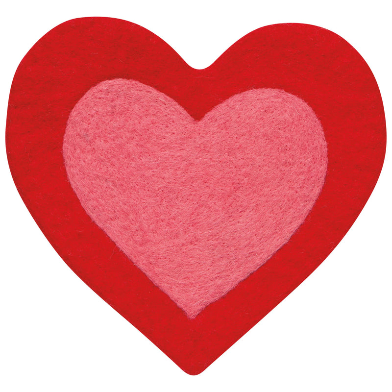 Jubilee - Trivet Felt Wool Heart