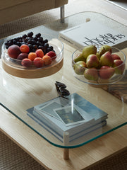 LSA - Lotta - Bowl with Ash Wood Base | Ø31 cm - detail or setting view