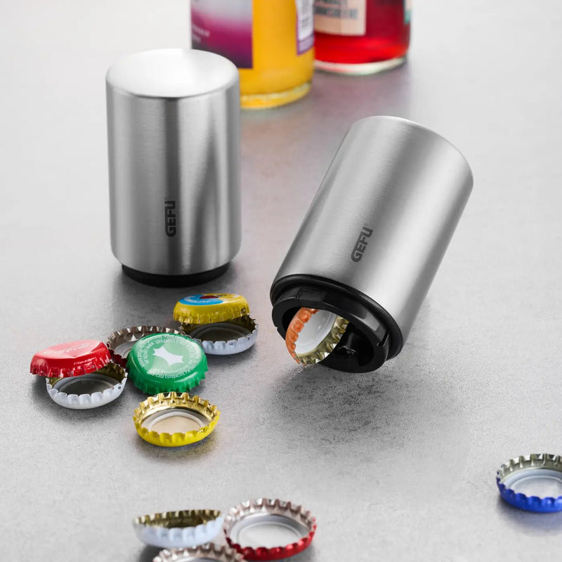 Gefu - Bottle Cap Opener Automatic CDU/12 PRESSIO Home & Kitchen