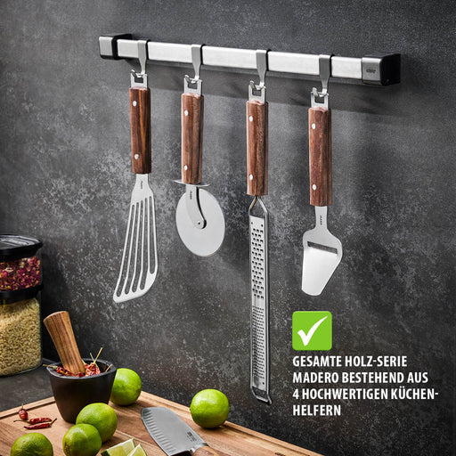 Gefu - Fine & Coarse Laser Cut Grater Walnut handle MADERO Home & Kitchen