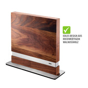 Gefu - Magnetic Knife Block Walnut/Stainless ENNO Home & Kitchen