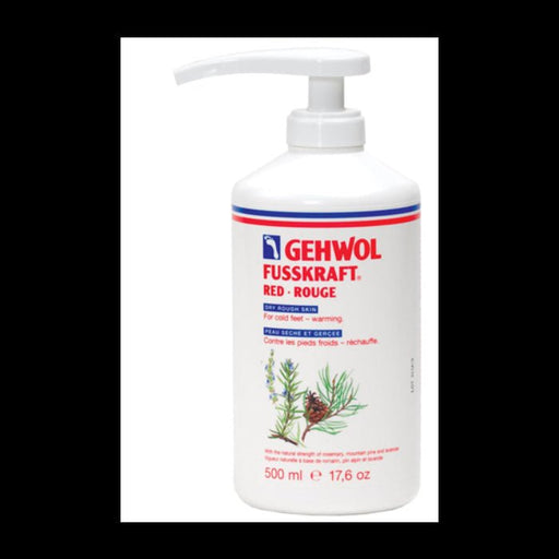 Gehwol - Foot Vigour Red RICH/Creme Fusskraft Rouge RICHE (500ml) Cabin Beauty & Personal Care