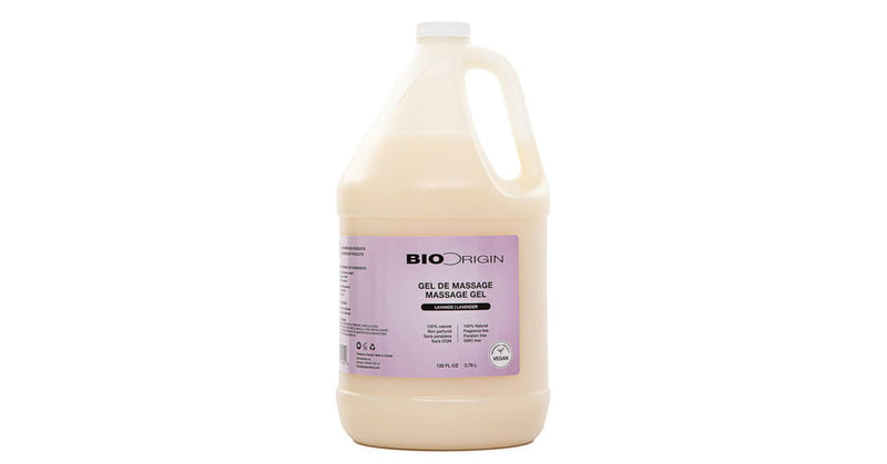 BioOrigin Lavender Massage Gel | 1 US gal / 3.78 L