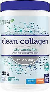 Genuine Health - Clean Collagen Marine unflavoured 210g Health & Wellness