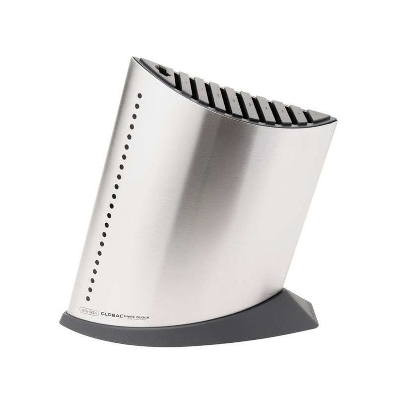 Global - Knife Block holds/10pc Ship Shape w/dots Home & Kitchen Stainless Steel