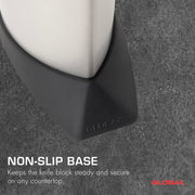 Global - Knife Block holds/10pc Ship Shape w/dots Home & Kitchen Stainless Steel