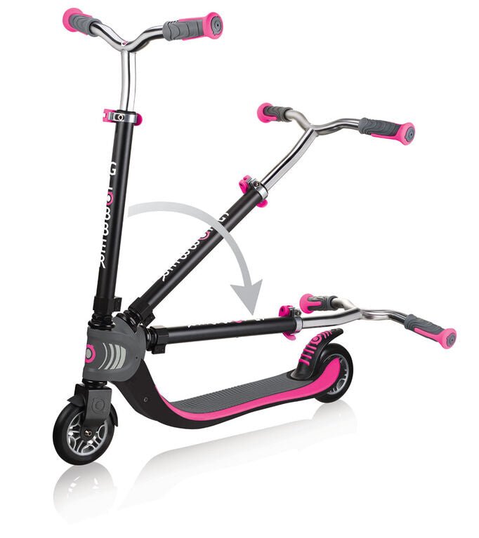 Globber - Flow 125 Foldable - Pink/Grey Toys & Games