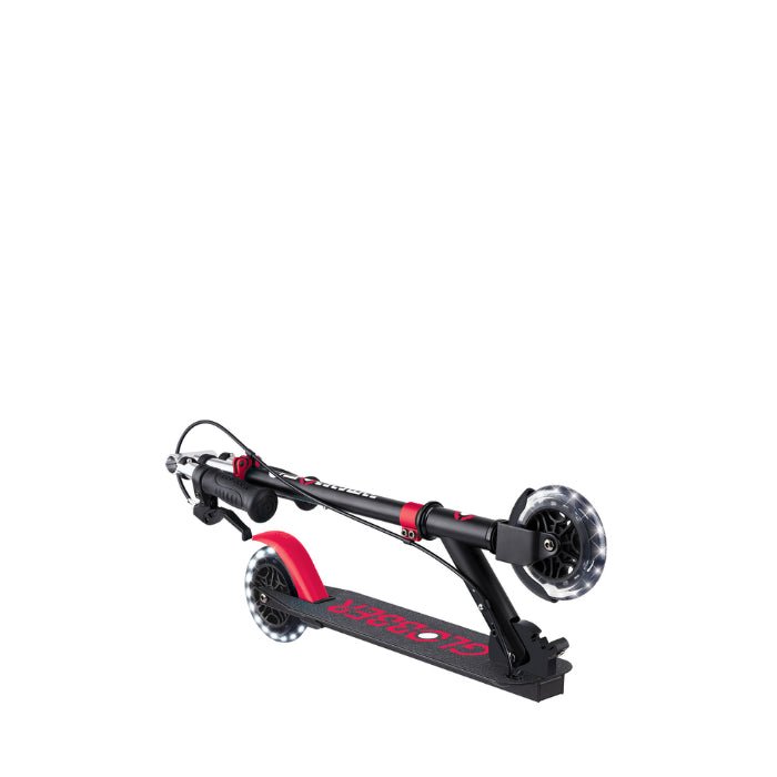 GLOBBER Flow Foldable JUNIOR Lights – Klapproller Mit LED-Leuchtrollen | Rot, 121 Mm, ABEC 9, Verstellbar, Für Kinder Ab 4 Jahren GLOBBER Flow Foldable JUNIOR Lights – Klapproller Mit LED-Leuchtrollen | Rot, 121 Mm, ABEC 9, Verstellbar, Für Kinder Ab 4 Jahren