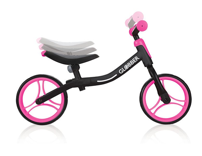 Globber - Go Bike 610 - Black Neon/Pink Toys & Games