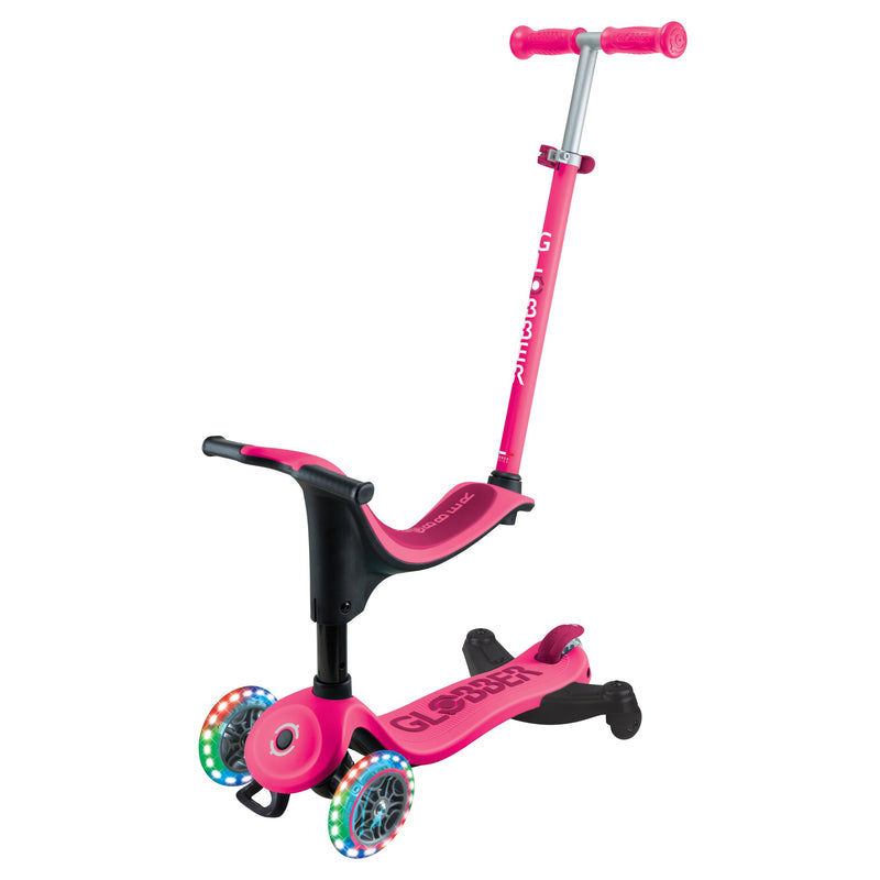 Globber - GO - UP Sporty Lights - FUCHSIA Toys & Games