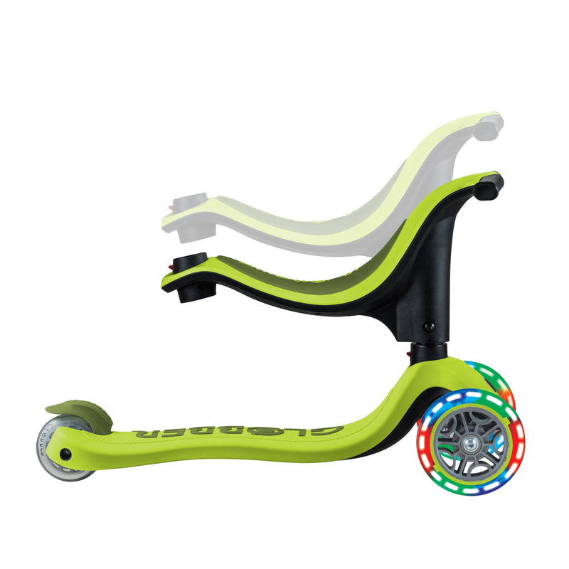 Globber - GO - UP Sporty Lights - Lime Green/Khaki Green Toys & Games