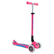 Globber - Primo Foldable Plus Lights Sporting Goods Fuschia / Sky Blue