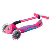 Globber - Primo Foldable Plus Lights Sporting Goods Fuschia / Sky Blue