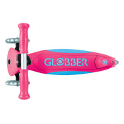 Globber - Primo Foldable Plus Lights Sporting Goods Fuschia / Sky Blue