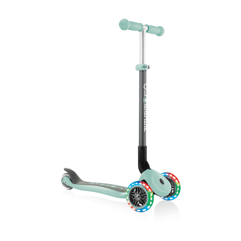 Globber - Primo Foldable with Lights - Mint Sporting Goods