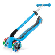 Globber - Primo Foldable with Lights - Sky Blue Sporting Goods