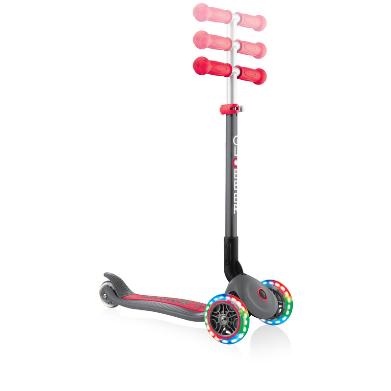 Globber - Primo Foldable with Lights - Titanium Grey Sporting Goods