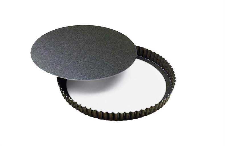 GOBEL - Quiche Non - Stick Mold LB Fluted Round | 24x2.5 cm / 9.5x1" Home & Kitchen