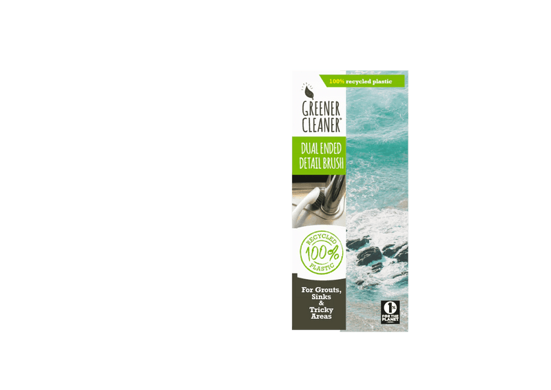 GREENER CLEANER - Dual Ended Detail Brush Slate - Gray Home & Kitchen