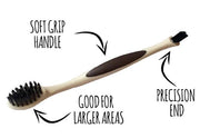 GREENER CLEANER - Dual Ended Detail Brush Slate - Gray Home & Kitchen