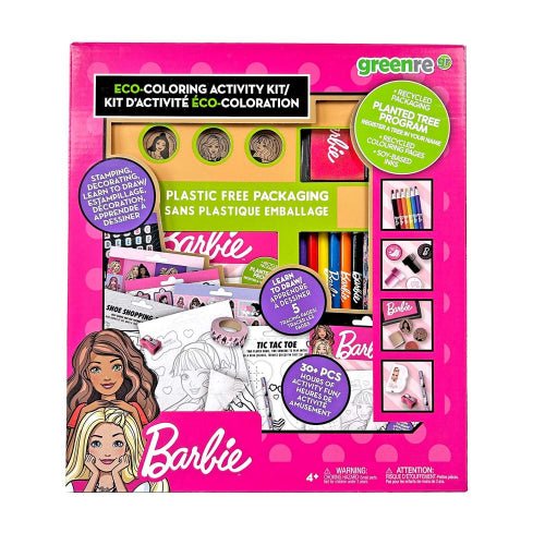 Greenre - BARBIE - ECO COLORING BOX SET Games & Toys