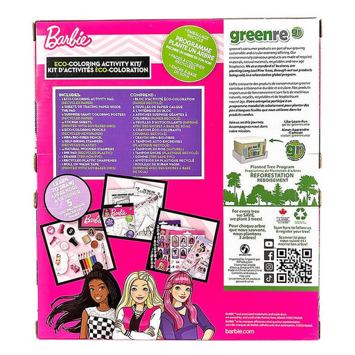 Greenre - BARBIE - ECO COLORING BOX SET Games & Toys