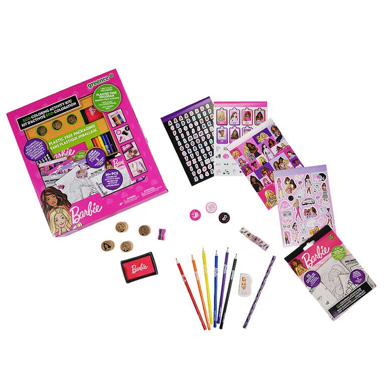 Greenre - BARBIE - ECO COLORING BOX SET Games & Toys