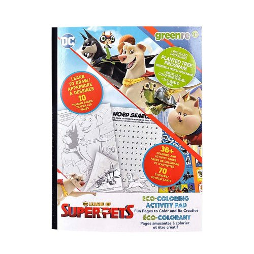 Greenre - D.C. - ECO COLORING PAD 10.75"x8.27" 36 PAGES Games & Toys