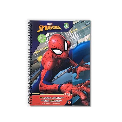 Greenre - MARVEL SPIDERMAN - SOFT M - COIL NOTEBOOK (A4, 80pgs) Games & Toys