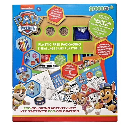Greenre - PAW PATROL - ECO COLORING BOX SET Games & Toys