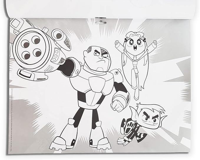 Greenre - TEEN TITANS GO - ECO GIANT COLORING PAD 20"x15" - 18pgs Games & Toys