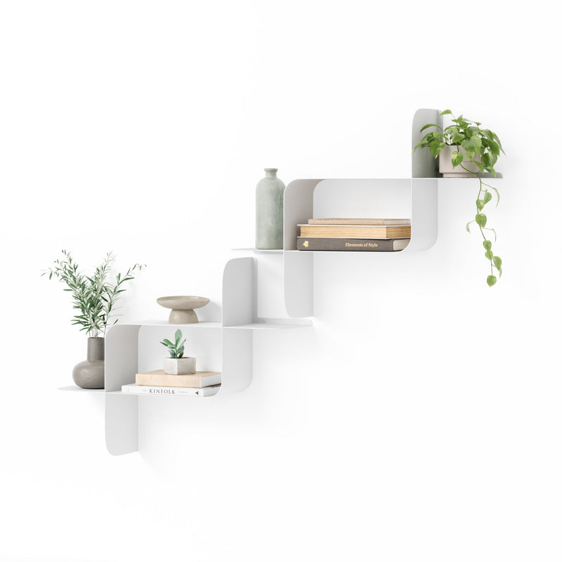 Montage Metal Wall Shelves, Set of 2 - image 6