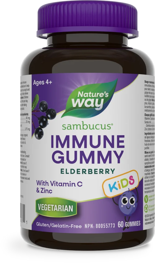 Nature's Way - Sambucus Elderberry Kids Immune Gummies
