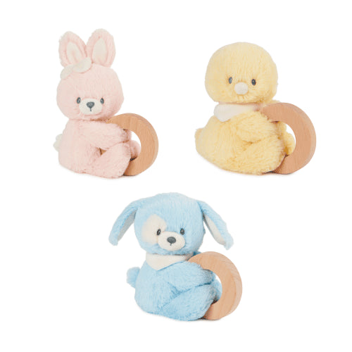 Gund - Baby Recycled Rattle CDU 12 Mother & Baby