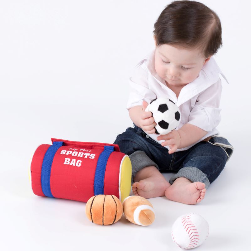 Gund - My First Sports Bag Stuffed Plush Playset Mother & Baby