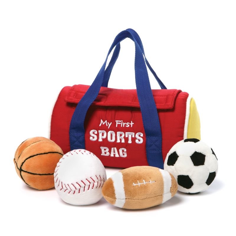 Gund - My First Sports Bag Stuffed Plush Playset Mother & Baby