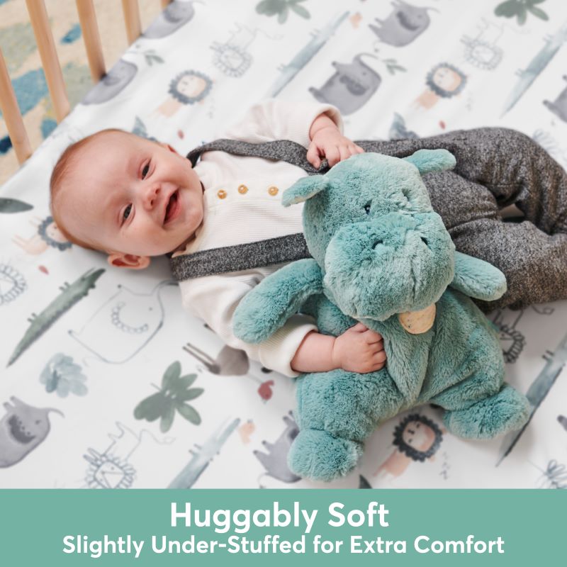 Gund - Oh So Snuggly Hippo Large Plush Mother & Baby