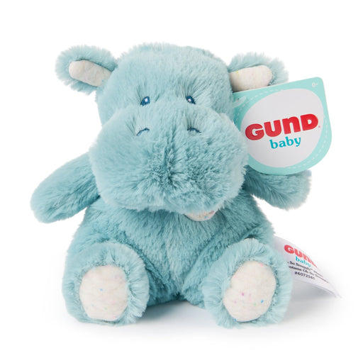 Gund - Oh So Snuggly Little Hippo 6in 24pk Mother & Baby