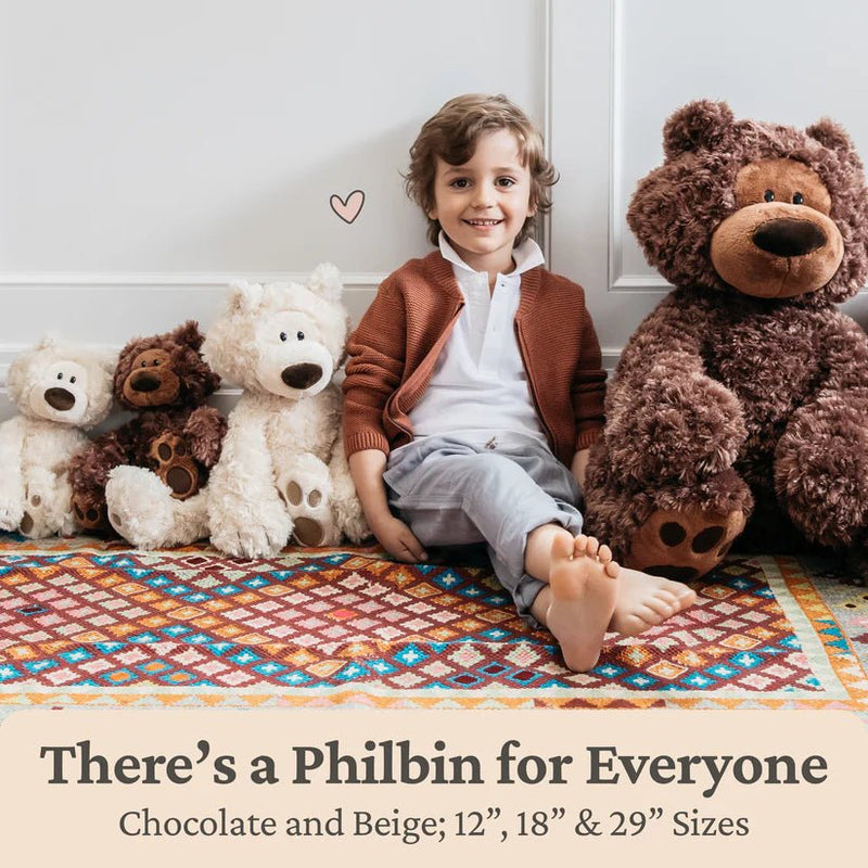 Gund - Philbin Classic Teddy Bear, Premium Stuffed Animal Toys & Games