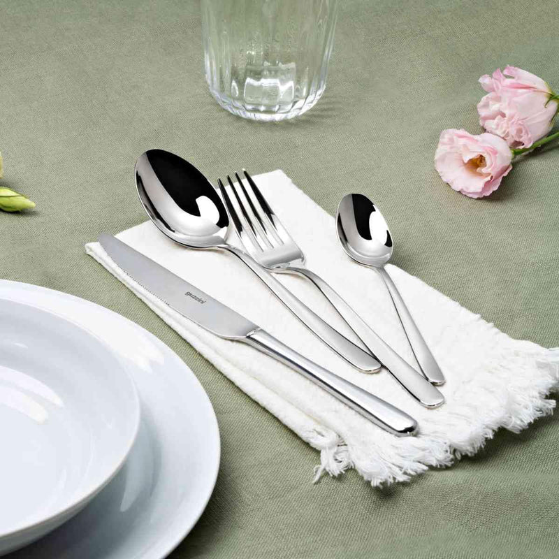 Guzzini - 24 PIECE CUTLERY SET FRIDA Steel Home & Kitchen