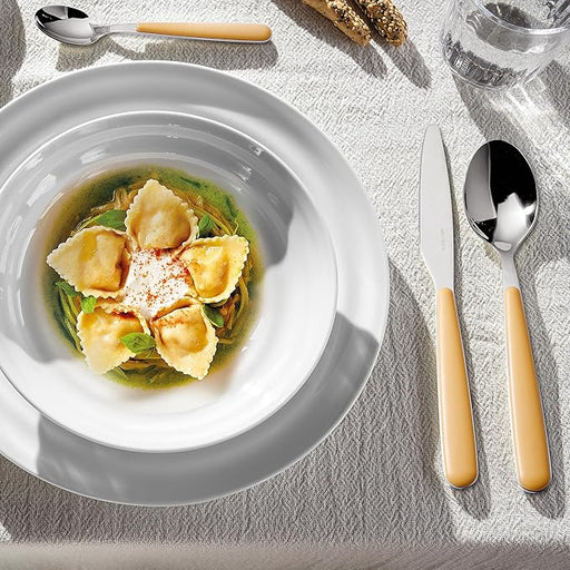 Guzzini - 24 - PIECE CUTLERY SET POP Mustard yellow Home & Kitchen