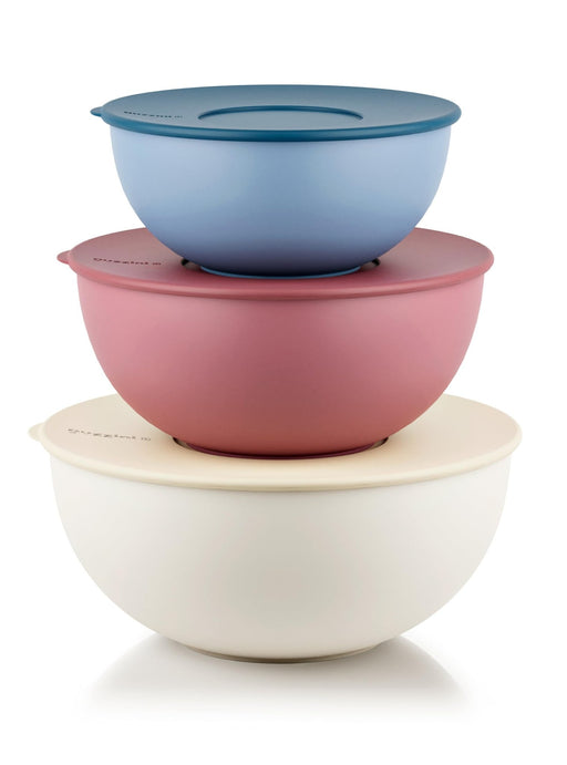 Guzzini - Containers With Lid Assorted Colors (Set of 3) Home & Kitchen