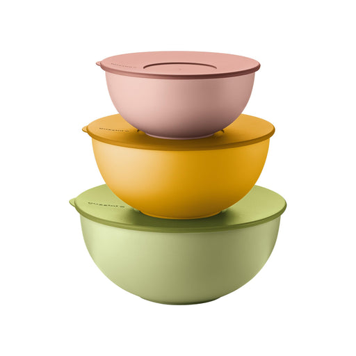Guzzini - Containers With Lid Assorted (Set of 3) Home & Kitchen