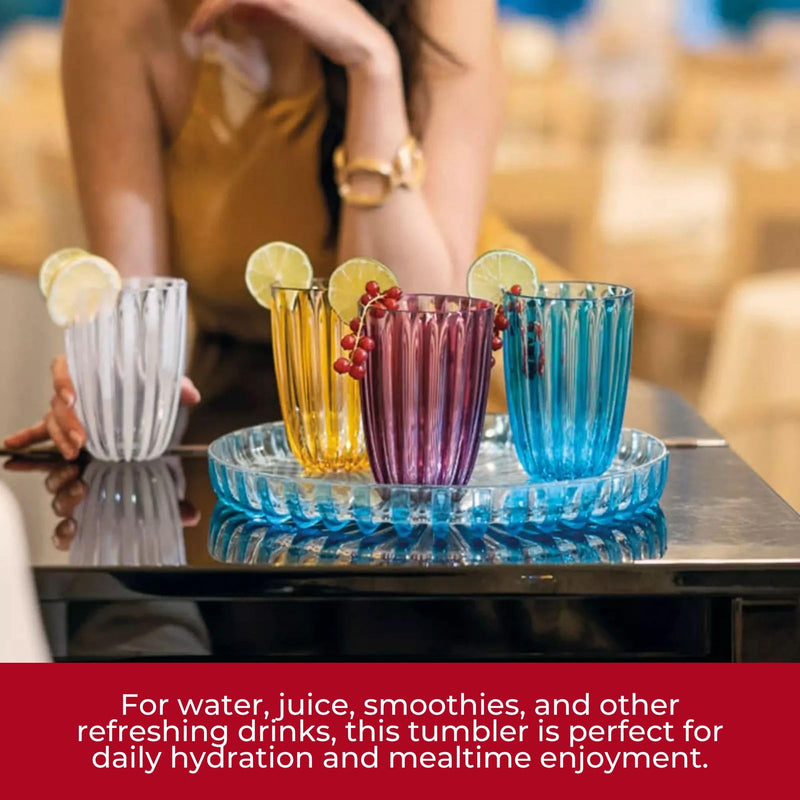 Guzzini - DOLCEVITA - LOW TUMBLER Home & Kitchen Mother of pearl