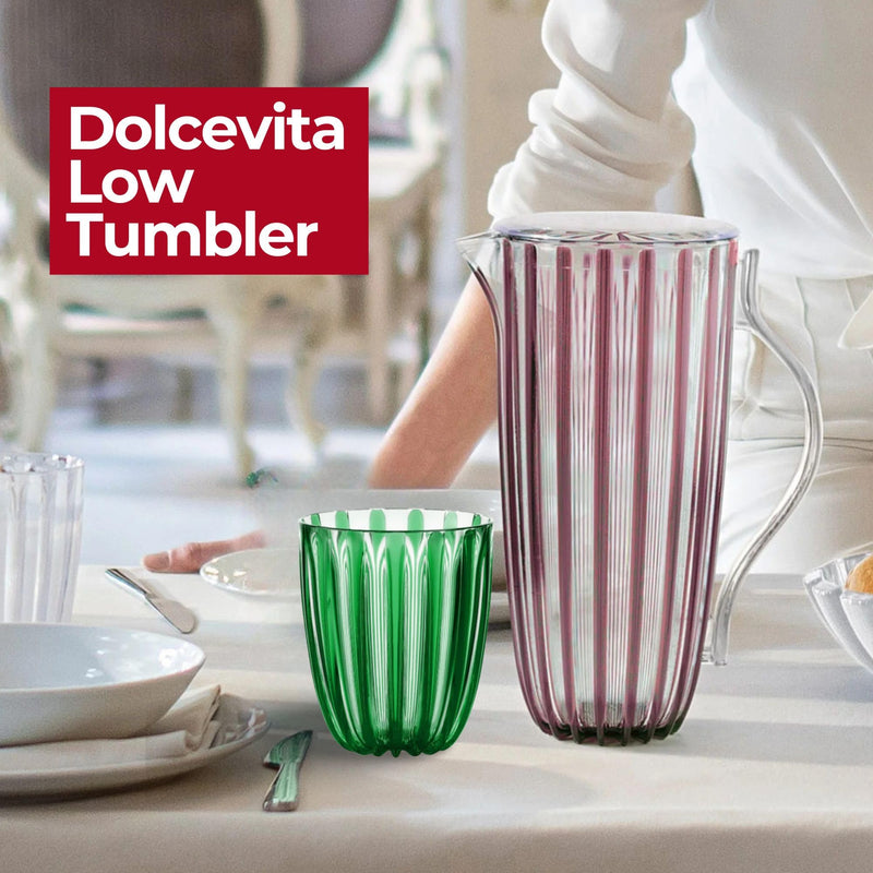 Guzzini - DOLCEVITA - LOW TUMBLER Home & Kitchen Mother of pearl