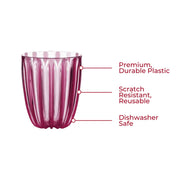 Guzzini - DOLCEVITA - LOW TUMBLER Home & Kitchen Mother of pearl