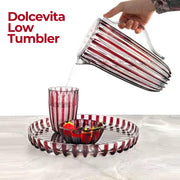 Guzzini - DOLCEVITA - LOW TUMBLER Home & Kitchen Mother of pearl